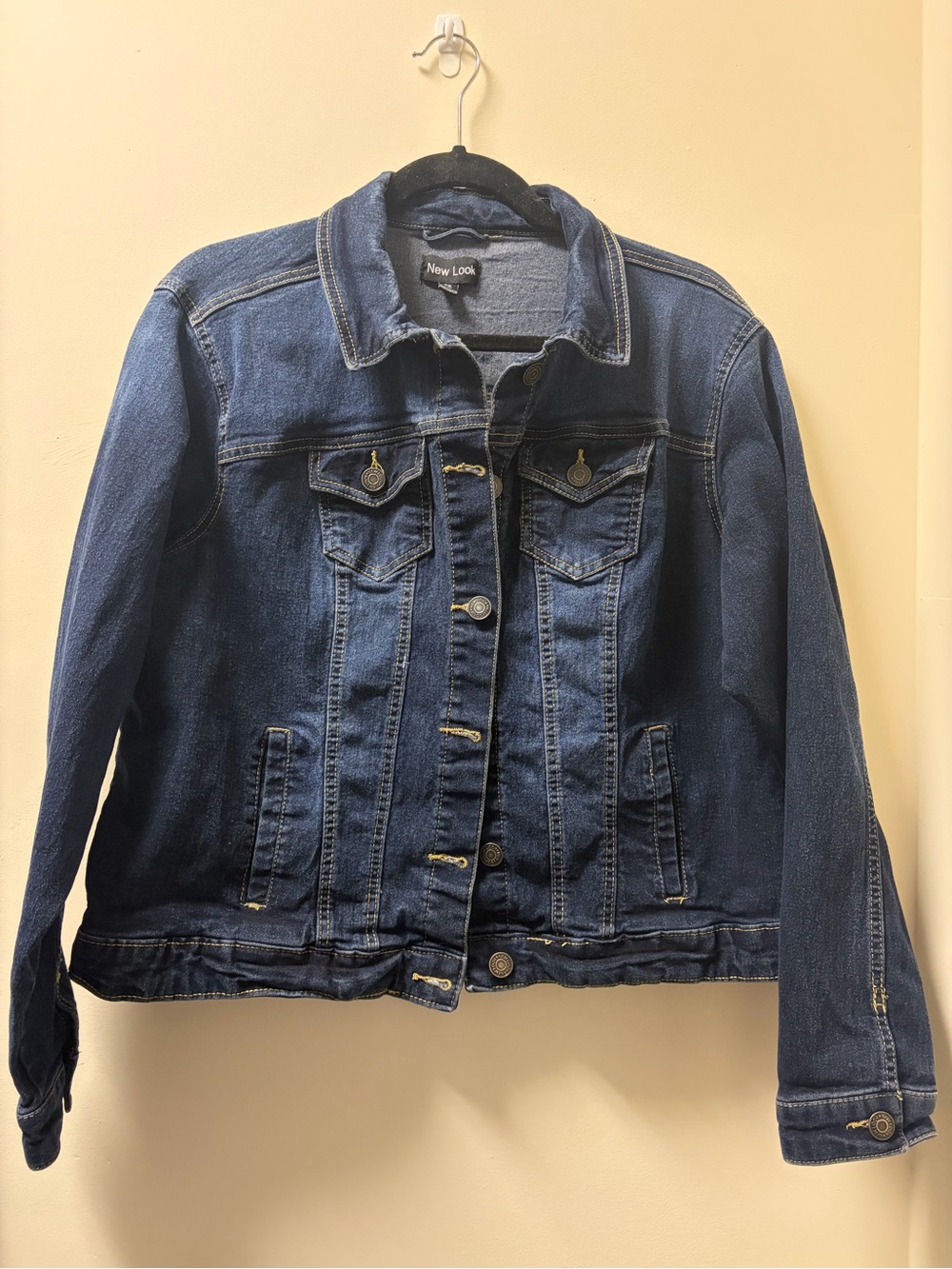 New Look Women's Dark Blue Denim Jacket 2X